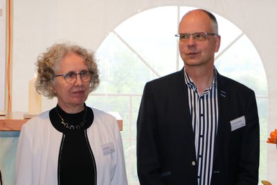 Superintendent Christhard Rüdiger mit Frau Annette